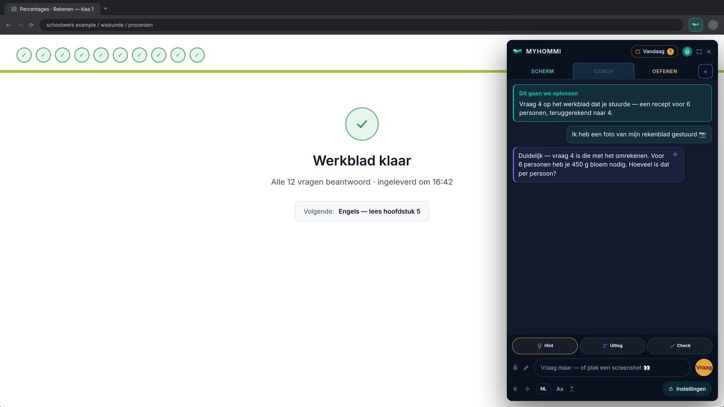 Werk met een gefotografeerde vraag, stap voor stap.